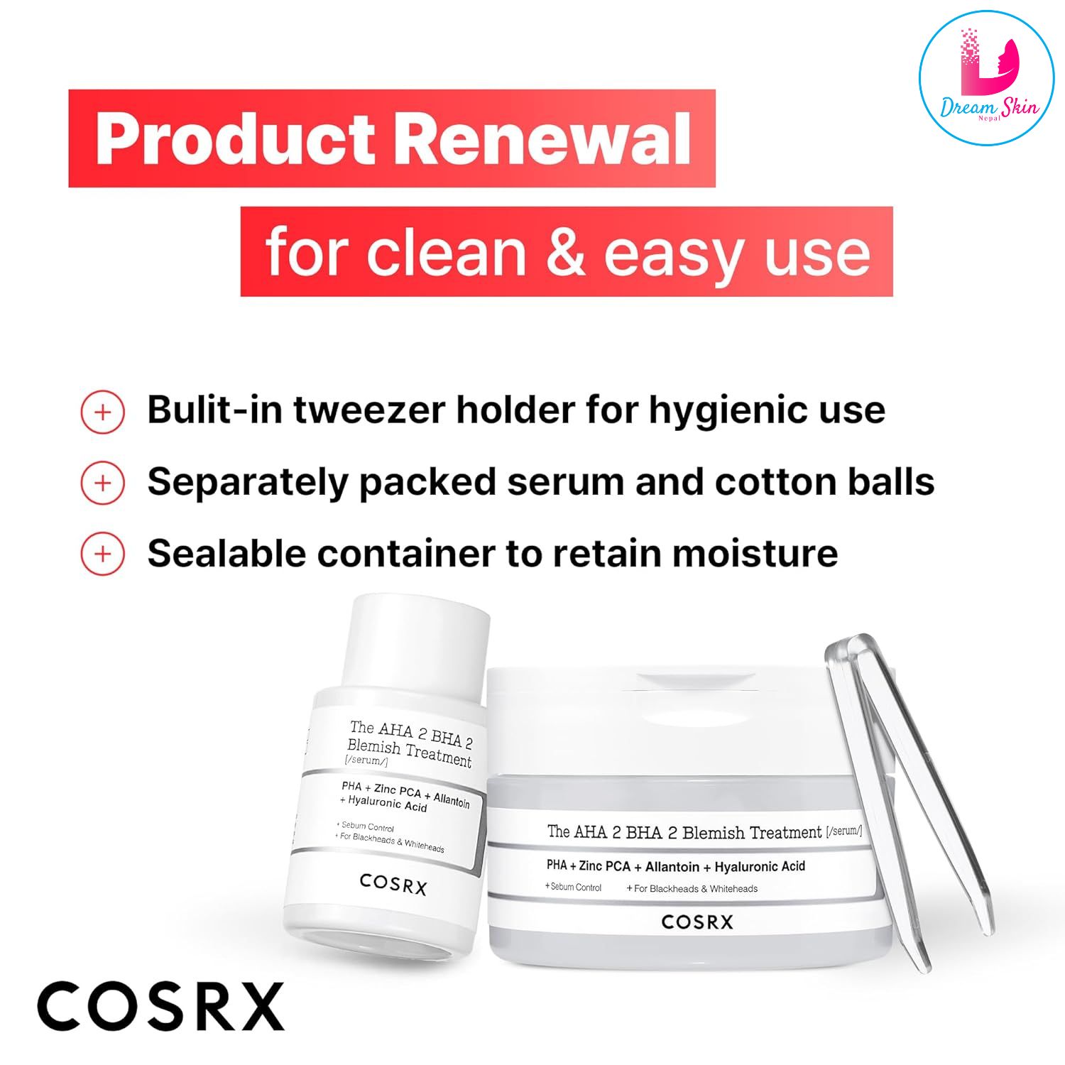 Cosrx The AHA 2 BHA 2 Blemish Treatment Serum, 50g